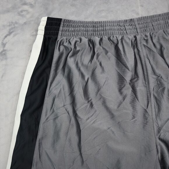 Nike Shorts Mens Gray Adjustable Waist Basketball Sports Active Pull On Bottoms - Picture 8 of 11